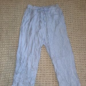 Men's Blue Striped Pants